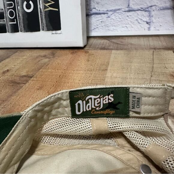 Old Tejas Trucker Hat Camouflage Texas Print Embroidered Boot - Picture 7 of 8